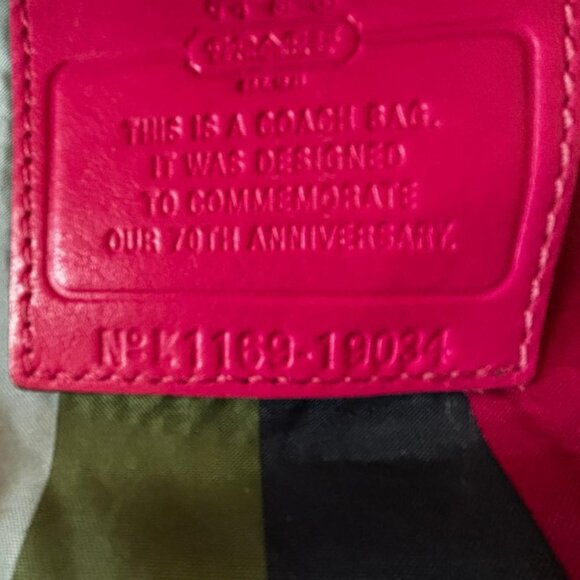 Coach Willis Legacy 70th Anniversary Signature Crossbody &Coach Chelsea Wristlet - Picture 7 of 16